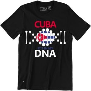 Cuba It'S In My DNA Cuban Flag Proud T-shirt Tee